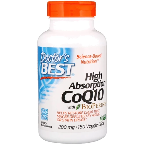 

Doctor's Best High Absorption CoQ10 200 mg 180 Caps (DRB-00329)
