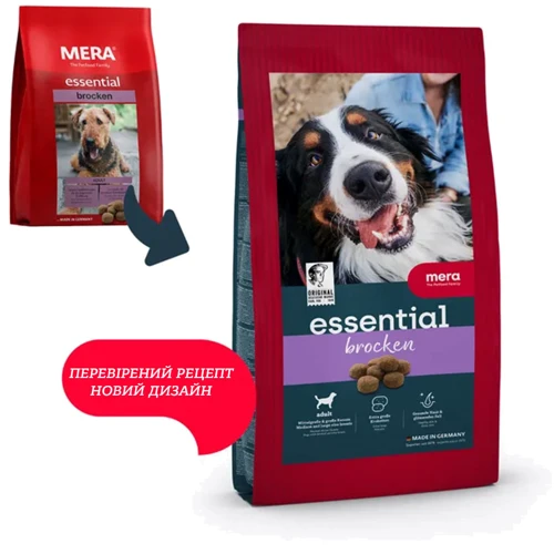Сухой корм Mera Essential Brocken для собак с нормальным уровнем активности 2 кг (061342 - 1330): Возраст Взрослые
