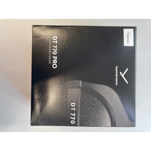 Beyerdynamic DT 770 PRO 32 Ohm Black (526337) (Навушники)(79010881): Причина уцінки Распакованы, повреждена упаковка. Незначительные потертости, после тестирования