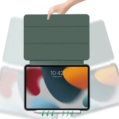 Аксессуар для iPad BeCover Tri Fold Soft TPU Silicone Dark Green for iPad Pro 13 2024 M4 (711752): Тип аксессуара чехол