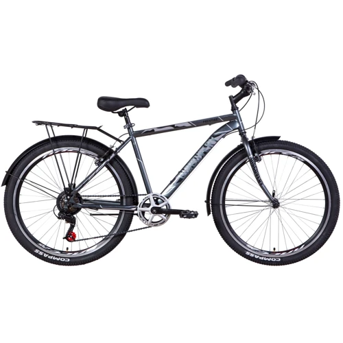 Велосипед Discovery PRESTIGE MAN 2021 26" антрацитовый (OPS-DIS-26-357)