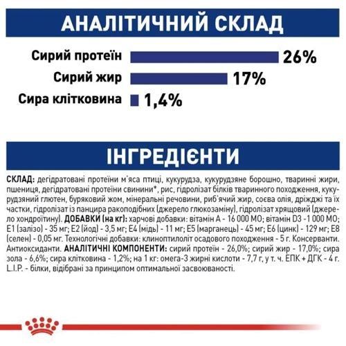 Сухой корм Royal Canin Maxi Adult для собак крупных пород 15 кг (3007150): Основные ингредиенты Кукуруза, Птица