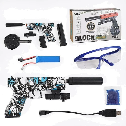 Пистолет детский на аккумуляторе с 2 режимами стрельбы (807-5): Производитель Noname