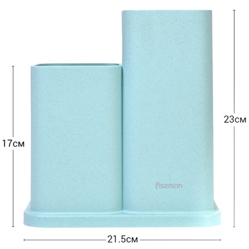 Підставка для ножів Fissman 10x10x23 + 10x10х17 см (2873): Підставка / дошка Підставка для ножів