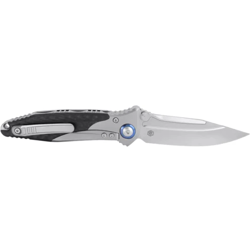 Нож Microtech Socom Bravo Mini S/E Titanium Bead Blast Standart Blue CF (260M-7CFTI): Тип ножа Карманный
