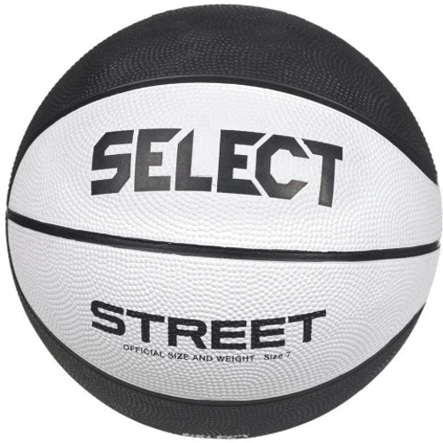 Мяч для игры Select BASKETBALL STREET v23 баскетбольный бело-черный Уни 5 (205570-126)