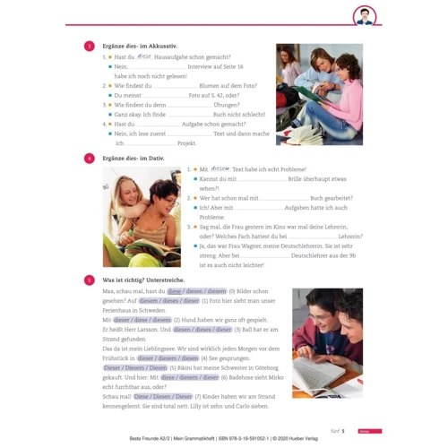 Beste Freunde A2.2: Grammatikheft: Количество страниц 48