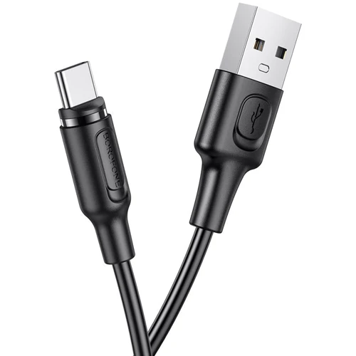 Кабель Borofone USB Cable to USB-C Amiable 1m Black (BX41): Тип USB Cable - USB-C