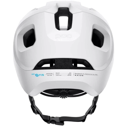 Велошолом POC Axion SPIN (Matt White M/L) (PC 107321022MLG1): Колір белый