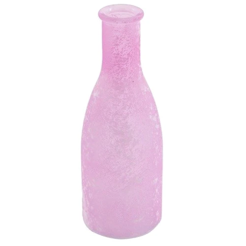 Ваза Lefard Bottle soft pink 4 шт 18х6x26.5 см (804-116): Цвет, орнамент розовый