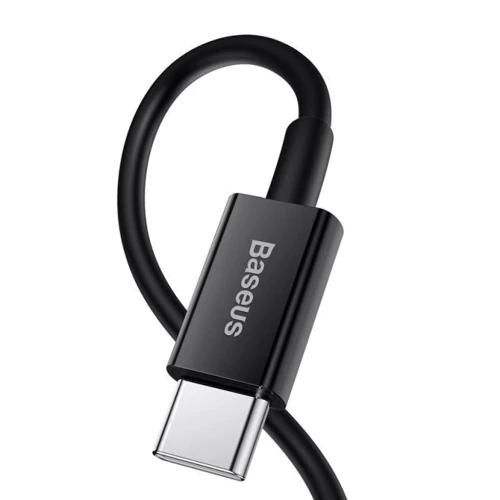 Кабель Baseus Cable USB-C to Lightning Superior Fast Charging 1m PD 20W 1m Black (CATLYS-A01): Довжина 1 м