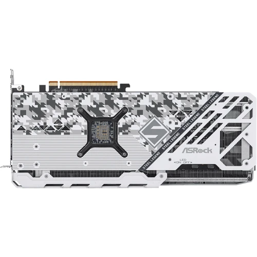 Видеокарта ASRock AMD Radeon RX 7700 XT Steel Legend 12GB OC (RX7700XT SL 12GO): Разрядность шины памяти, бит 192