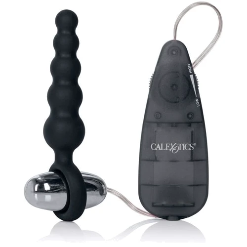 Анальная вибро-пробка Booty Call Booty Shaker, 10.3x2.5 см, черный