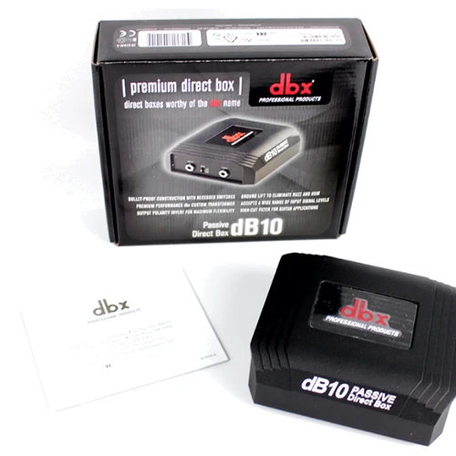 Дибокс DBX dB10: Аналоговые выходы 1 x XLR
