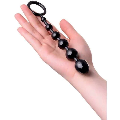 Анальная цепочка Toyfa A-Toys Anal Beads S-Seiz, черная