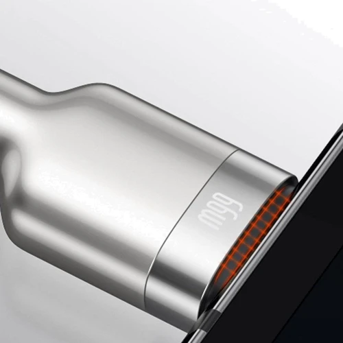 Кабель Baseus USB Cable to USB-C Cafule Metal Data 66W 25cm Black (CAKF000001) фото 8