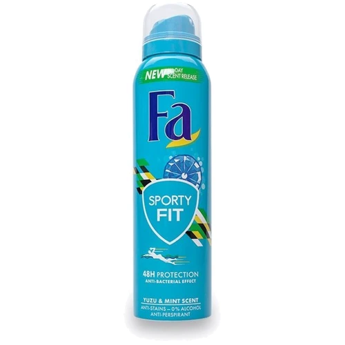 Fa Sporty Fit 150 ml Антиперспирант-спрей Аромат юзу и мяты