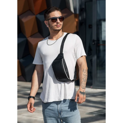 Мужская поясная сумка Sambag Tirso MSSP черная (80114001m): Тип Сумки