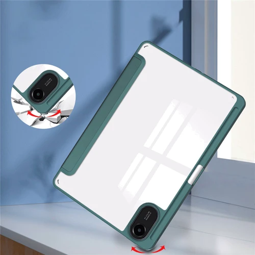 Аксесуар для планшетних ПК BeCover Soft Edge TPU з Pencil Mount Dark Green для Xiaomi Redmi Pad 2 (713658)