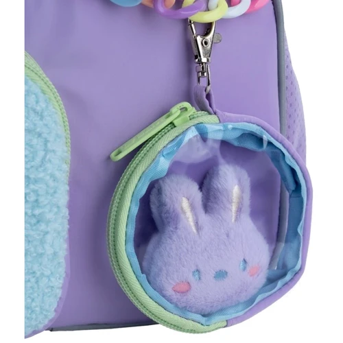 Рюкзак детский Kite K25-2737XXS-1 Kids 2737 Purple Bunny: Спинка Мягкая (без ребер жесткости)