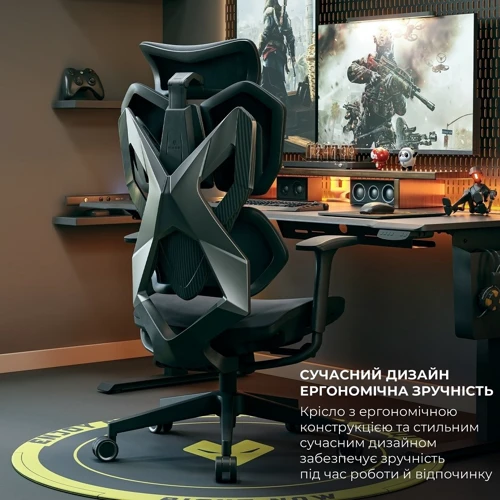 Крісло геймерське Sihoo X5C Mesh Black (X5C-301)