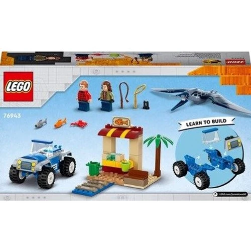 Конструктор LEGO Jurassic World Погоня за птеранодоном (76943): Рекомендуемый возраст 4+