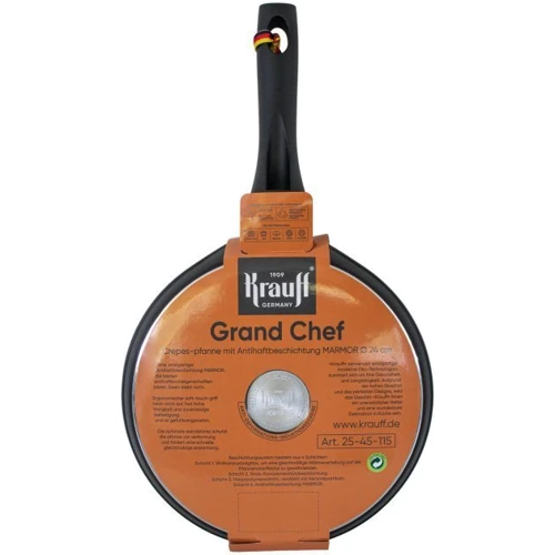 Сковорода Krauff 25-45-115 Grand Chef 24см (27396): Тип сковороды Для блинов