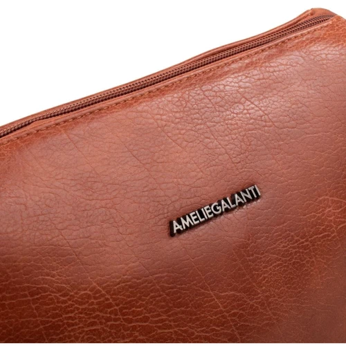 Женская сумка через плечо Amelie Galanti коричневая (A991339-red-br): Тип Сумки