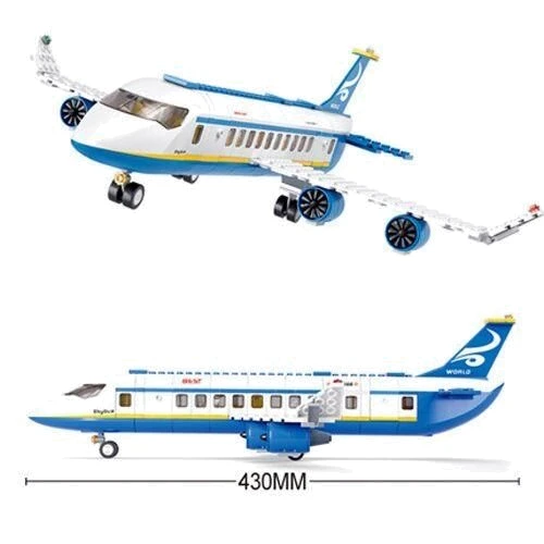 Конструктор Sluban Авиация 493 детали (M38-B0366): Количество деталей, шт. 493