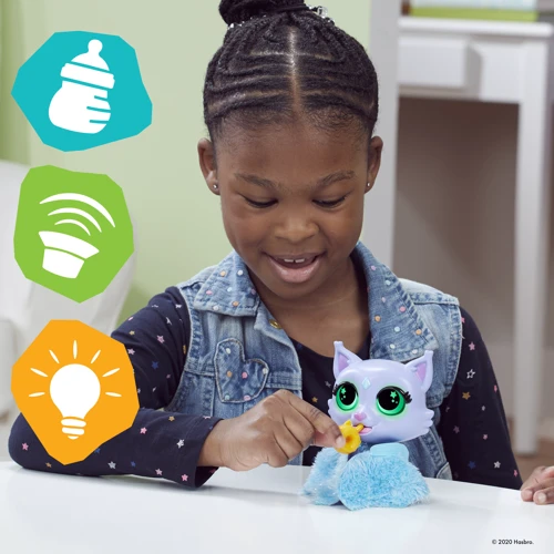 Игрушка мягкая Hasbro серии Фэнтезийное Кормление (FRR FLITTER THE KITTEN) F1545_F1827 фото 5