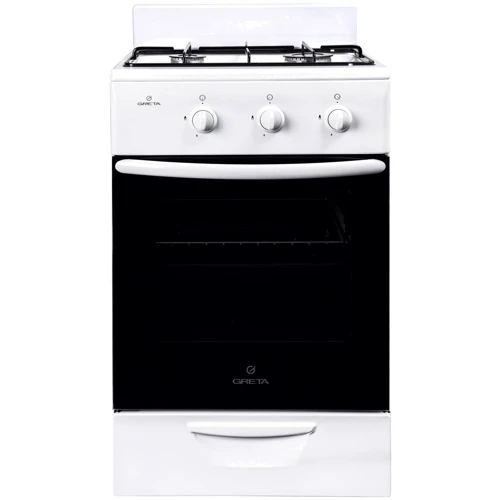 Газова плита Greta 1201-10 / G(2)G 5000 MF 25(W): Розміри 85x50x43.4 см