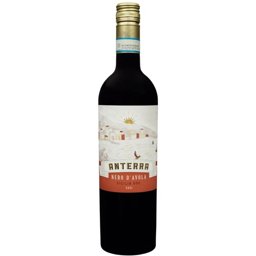 Вино Anterra Nero D'Avola Sicilia DOC красное сухое 0.75 л (FSH_8032601683025)