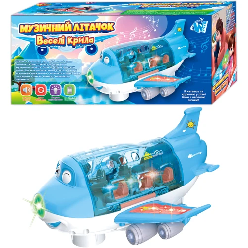Музичний літак WToys Веселі крила 93392