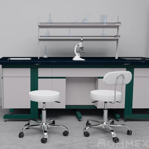 Стул для мастера Hommex Elise White (H-115 White): Тип Табуреты