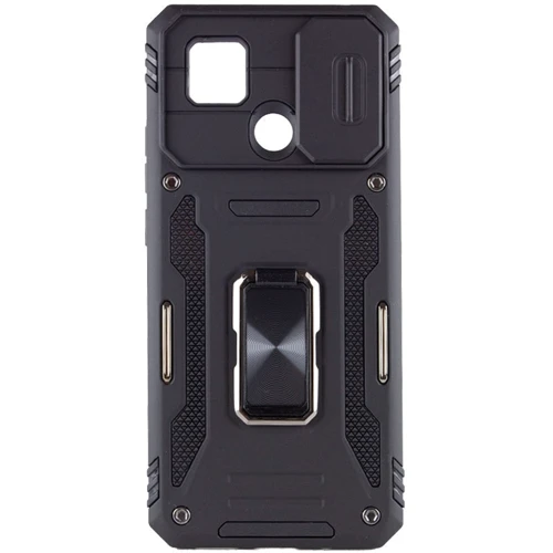 Аксесуар для смартфона Mobile Case Camshield Army Ring Black для Xiaomi Redmi 9C/10A: Плівка в комплекті немає