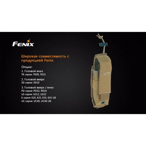 Аксессуар для фонарей Чехол Fenix Tasmania Tiger black (HolsterTTb) фото 6