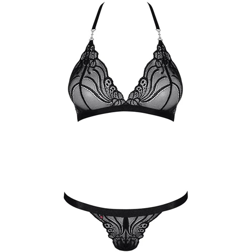 Кружевной эротический комплект Obsessive 828-SET-1, S/M