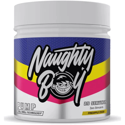 Предтренировочный комплекс Naughty Boy Pump 400 g / 25 servings / Pineapple Chunks