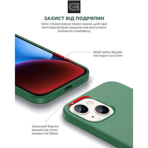 Чехол для iPhone ArmorStandart ICON2 Case Olive for iPhone 14 Plus (ARM68469) фото 6
