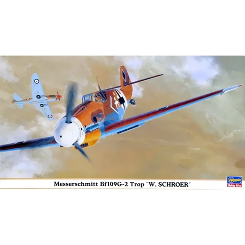 Самолет HASEGAWA Bf109G-2 TROP ?W.SCHROER? HA09853