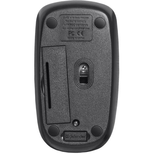 Мышь Defender Datum MM-035 Black (52035): Тип сенсора оптический