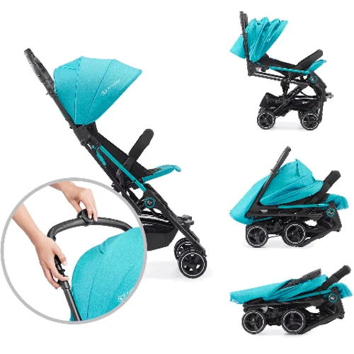 Прогулочная коляска Kinderkraft Mini Dot Turquoise (KKWMINITRQ0000): Материал колес EVA