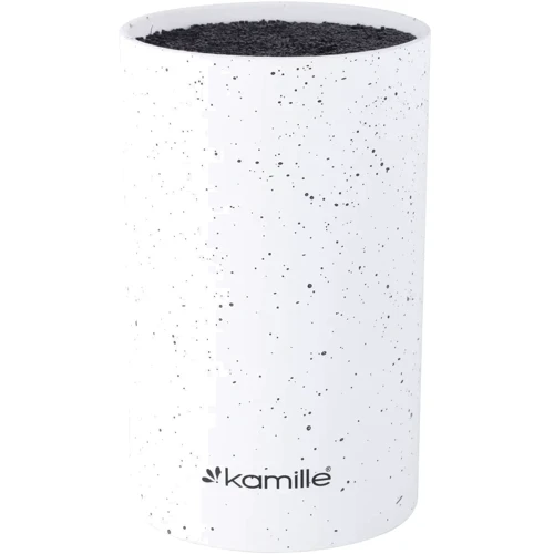 Підставка для ножів Kamille 22 см білий (KM-7605-WT)