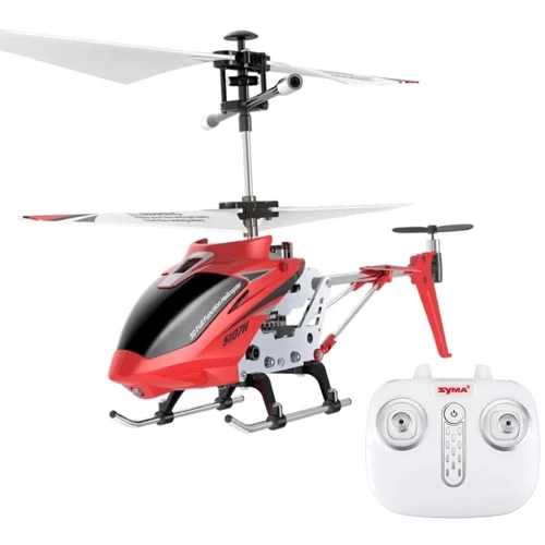 Вертолет Syma на р/у со светом красный ( S107H)