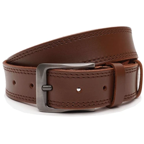 Чоловічий ремінь Borsa Leather коричневий (V1125FX41-brown)