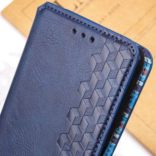 Чехол для телефонов Mobile Case Getman Cubic Blue for Realme C55: Материал искусcтвенная кожа и термополиуретан