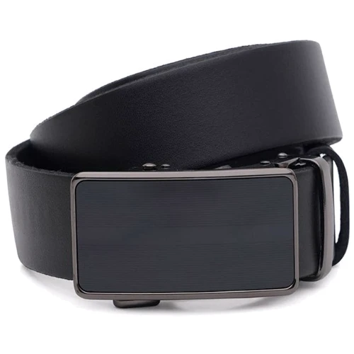Мужской ремень Borsa Leather черный (115v1genav40-black)