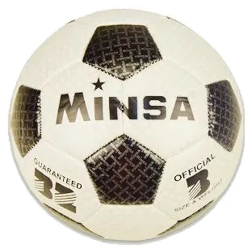 М'яч для гри Minsa E31266 футбольний (Чорний)