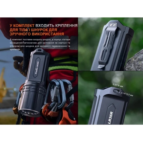 Фонарь туристический Fenix LR36R (LR36R) фото 18