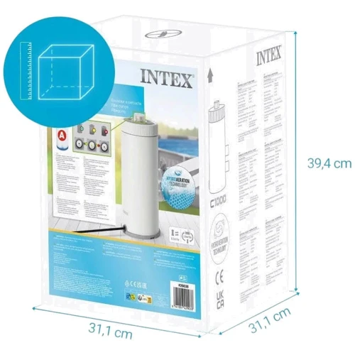 Насос-фильтр Intex картриджный C1000, 3 785 л/ч тип А (26638) фото 9